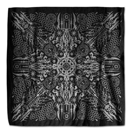 Biomechanical Mandala V Bandana / Altar Cloth