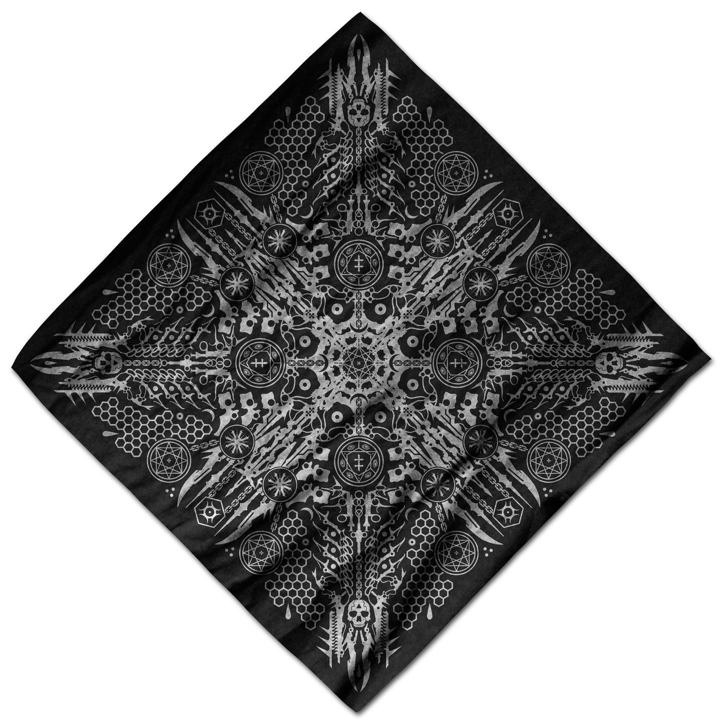 Biomechanical Mandala V Bandana / Altar Cloth