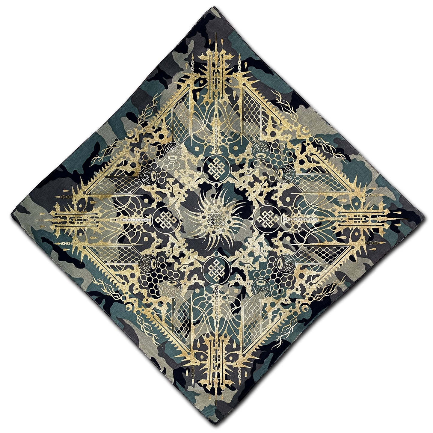 Biomechanical Mandala IV Bandana / Altar Cloth