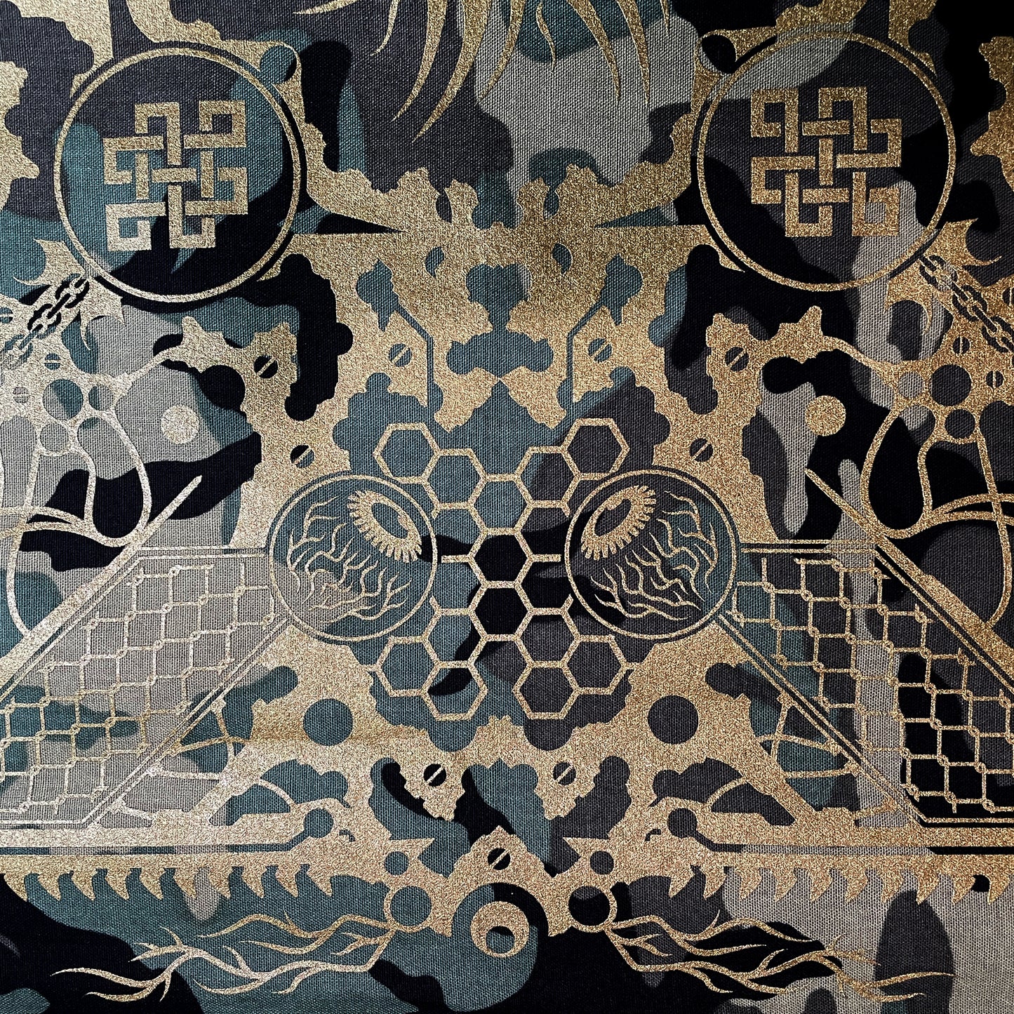 Biomechanical Mandala IV Bandana / Altar Cloth