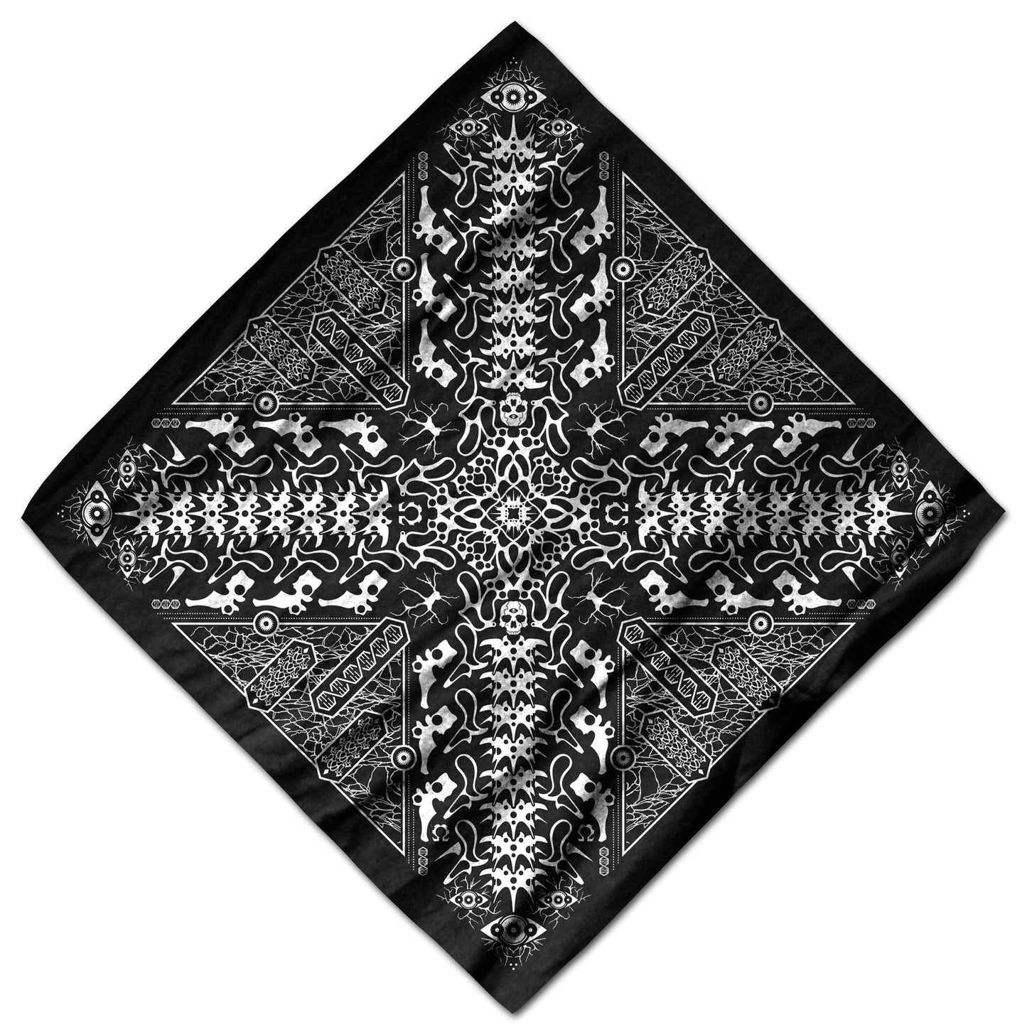 Biomechanical Mandala II Bandana / Altar Cloth