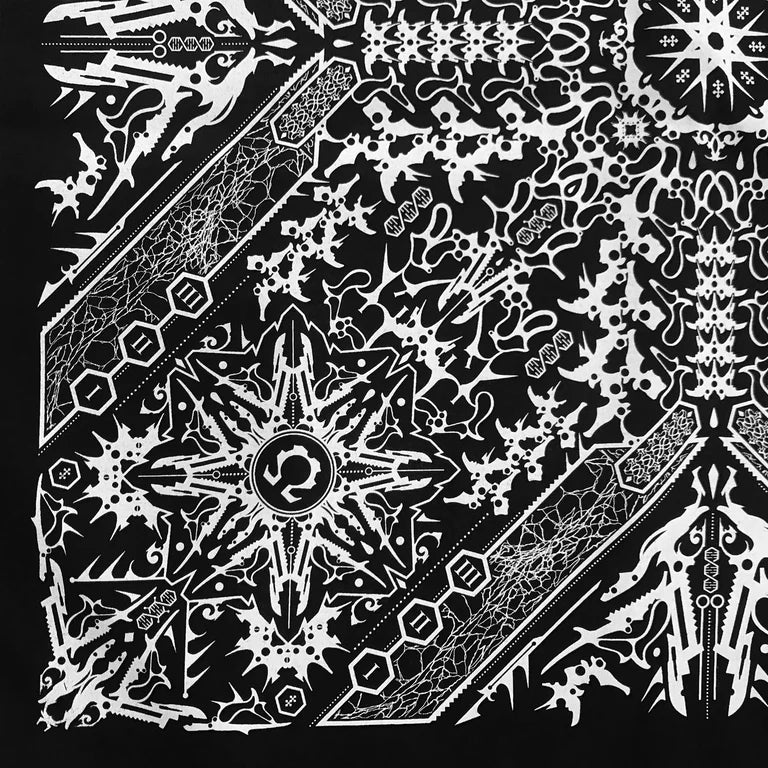 Biomechanical Mandala Bandana / Altar Cloth