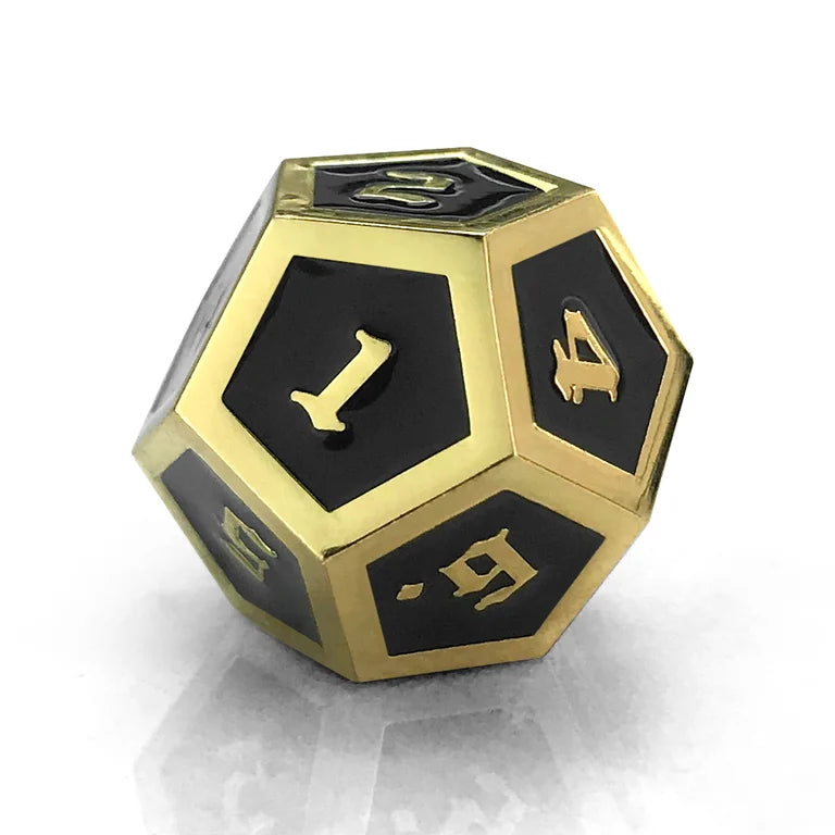 Black & Gold Oracle Die