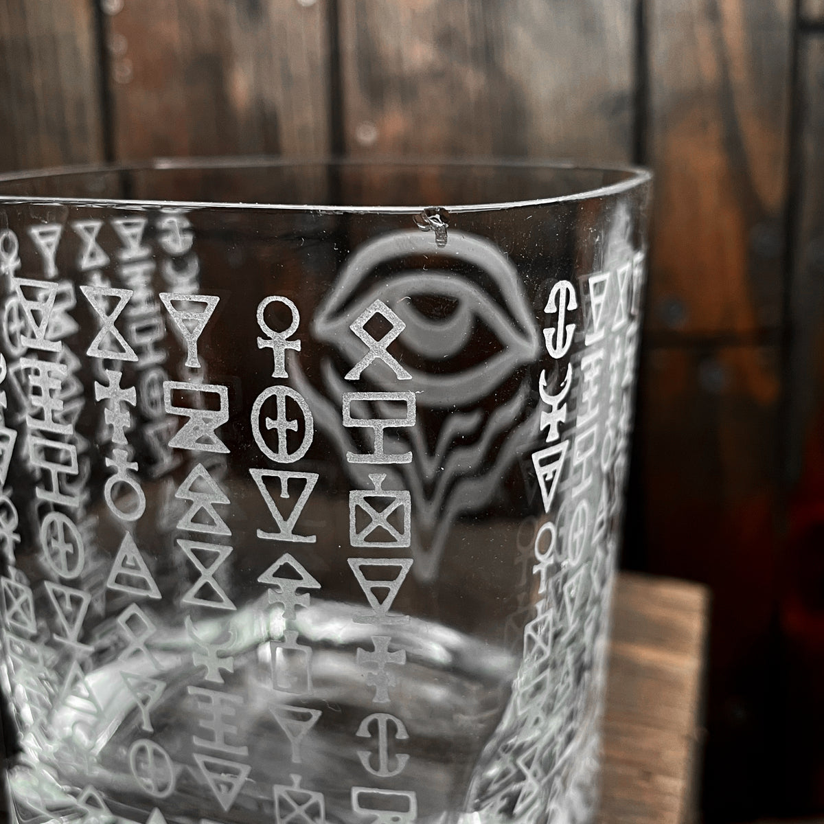 Eye Ov The Psychonaut Old Fashioned Glass