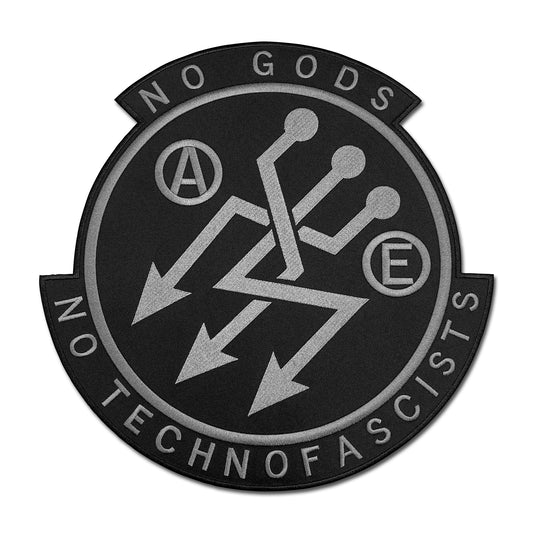 No TechnoFascists Back Patch