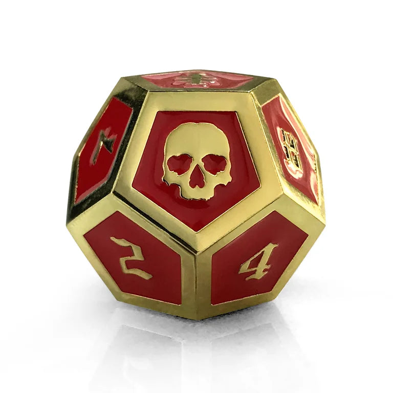 Red & Gold Oracle Die
