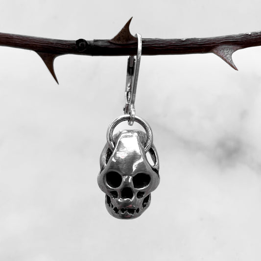 Skull Drop Earring