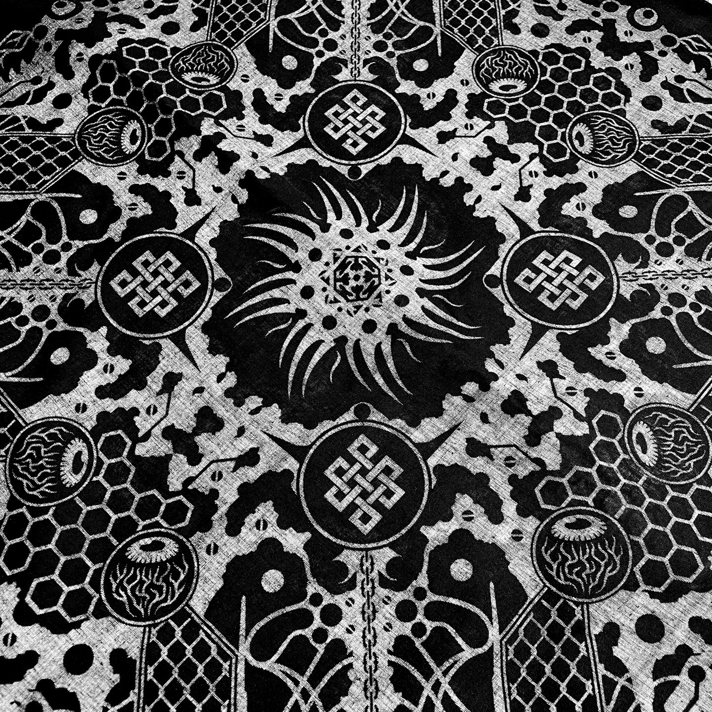 Biomechanical Mandala IV Bandana / Altar Cloth