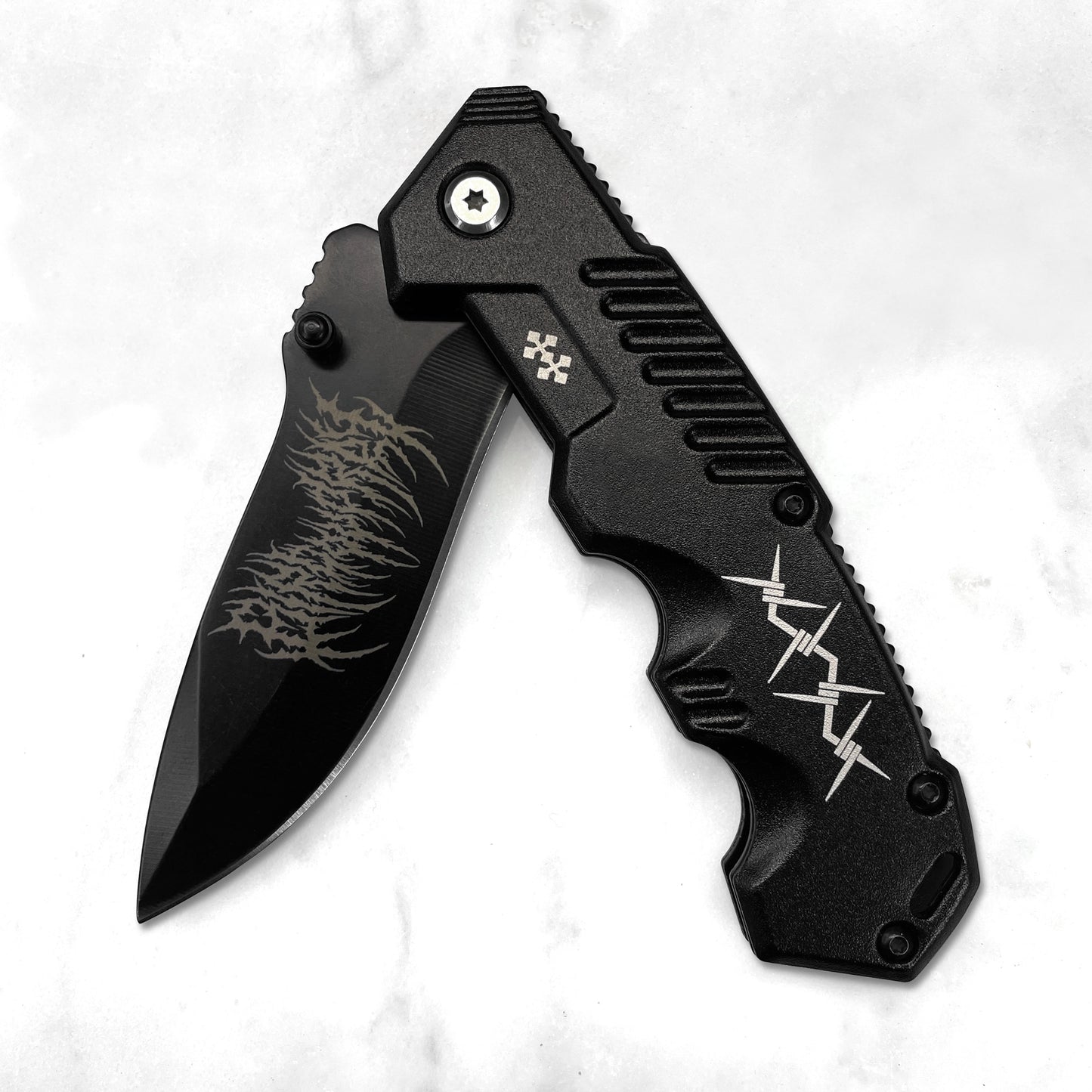 Barbed Wire Hilt Knife