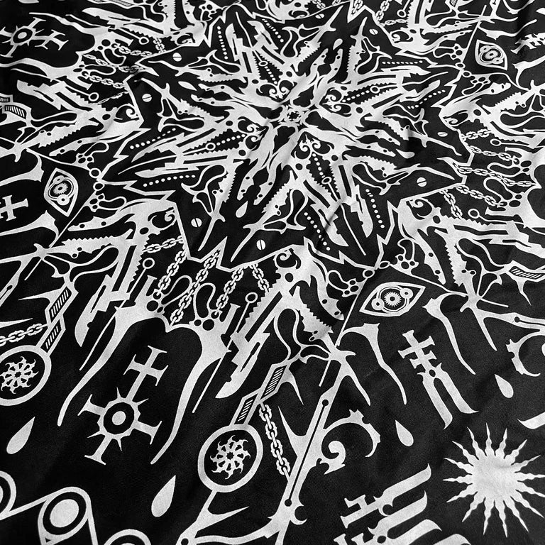 Biomechanical Mandala III Bandana / Altar Cloth