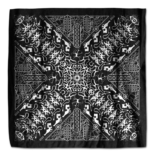 Biomechanical Mandala II Bandana / Altar Cloth