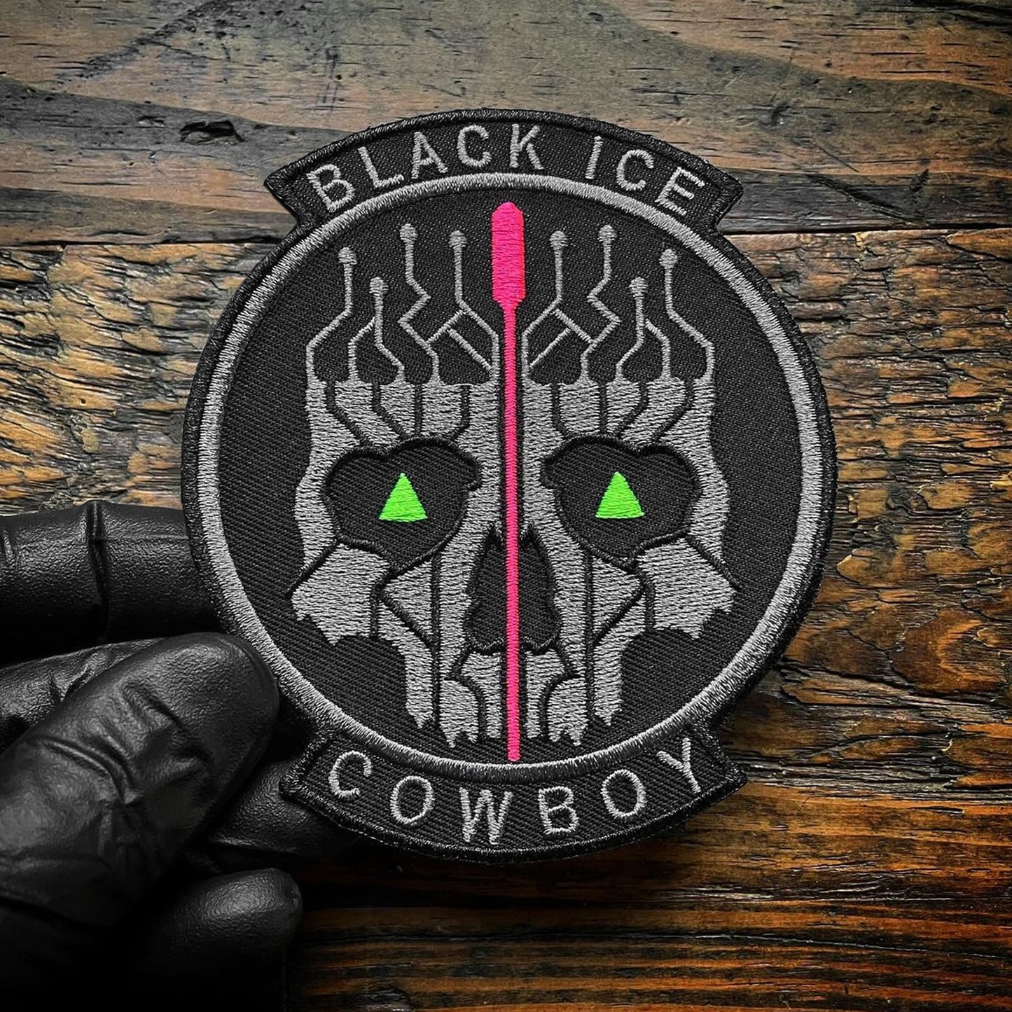 Black Ice Cowboy Patch