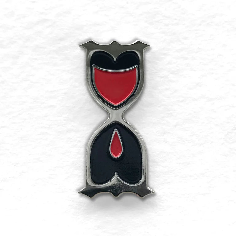 Blood Hourglass Pin