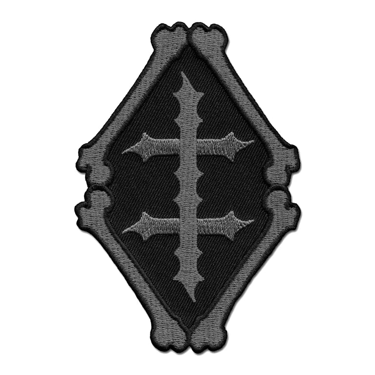 Conjoined Cross Bone Patch