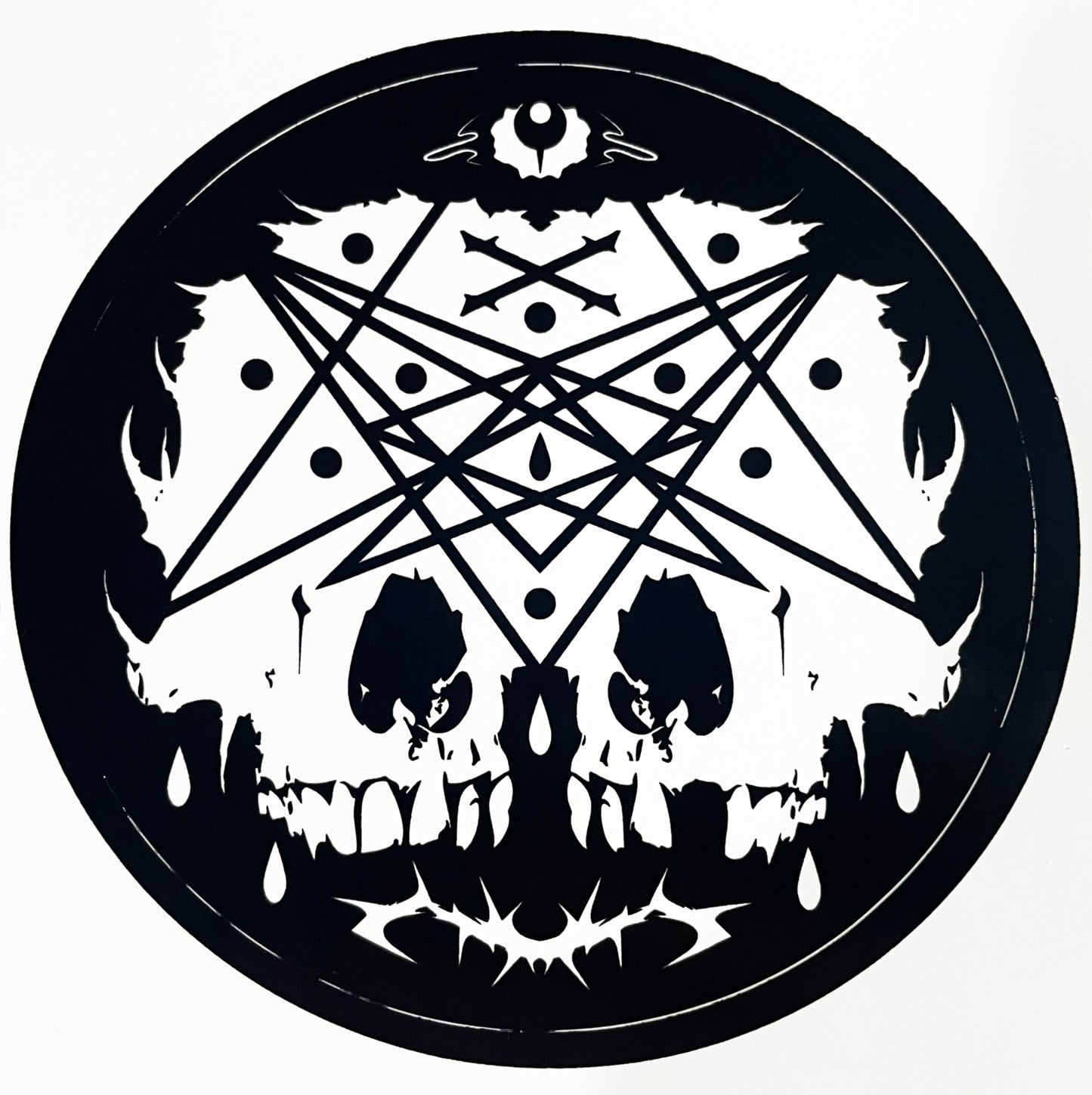 Conjoined Skull Sticker