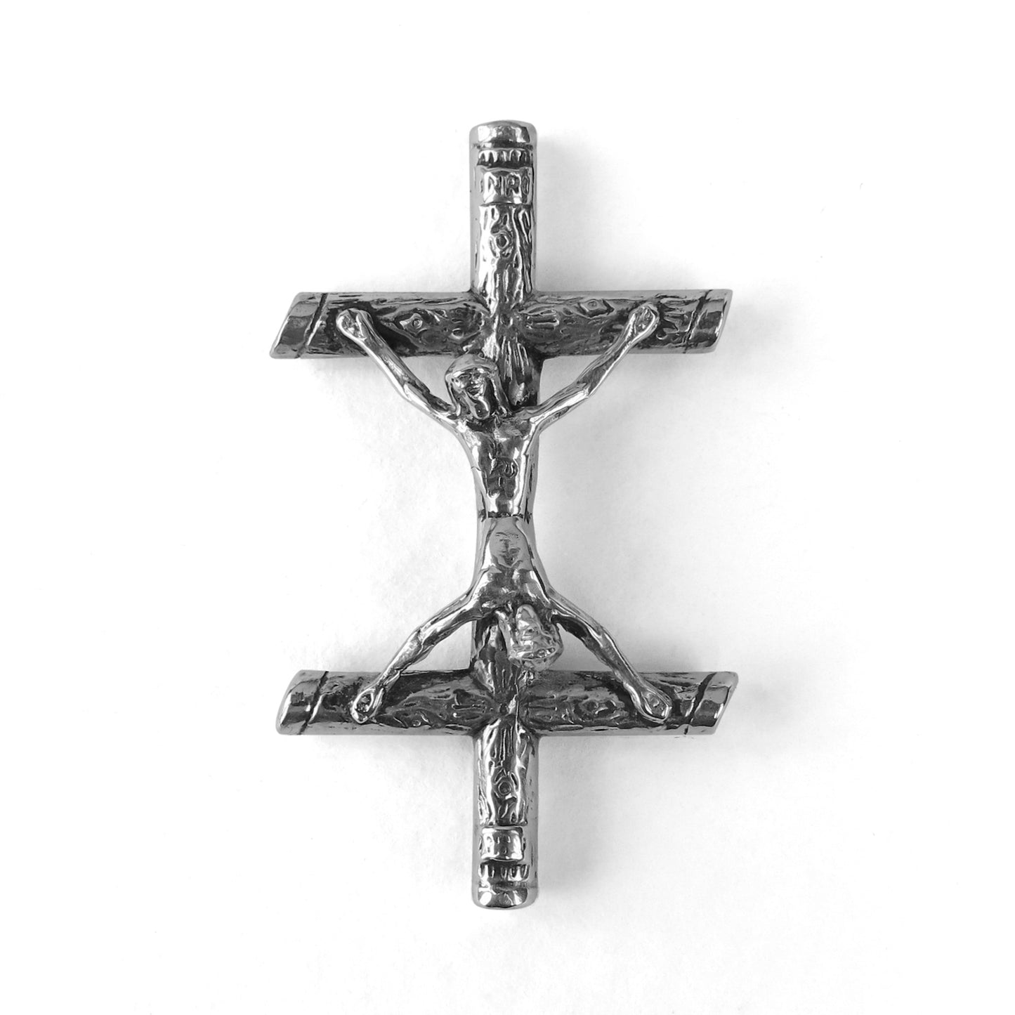 Conjoined Crucifix Pin