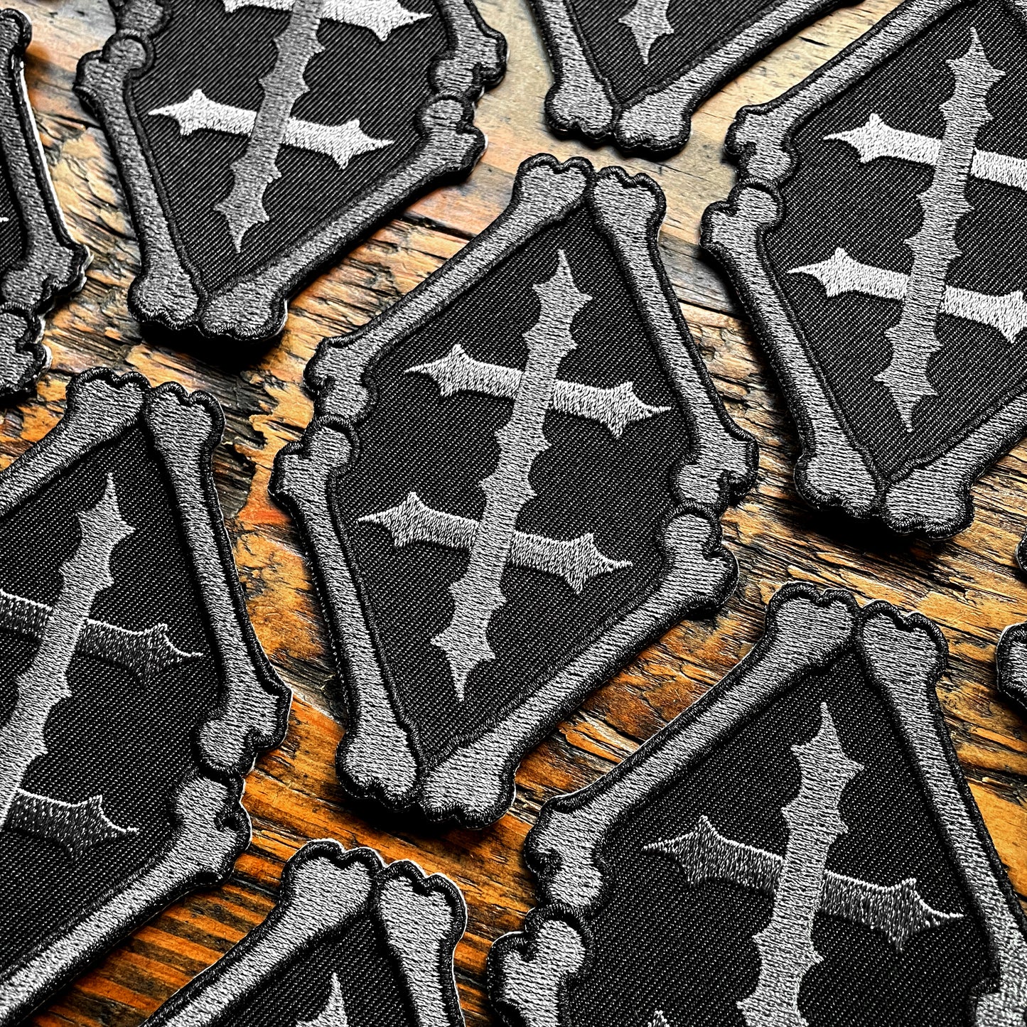 Conjoined Cross Bone Patch