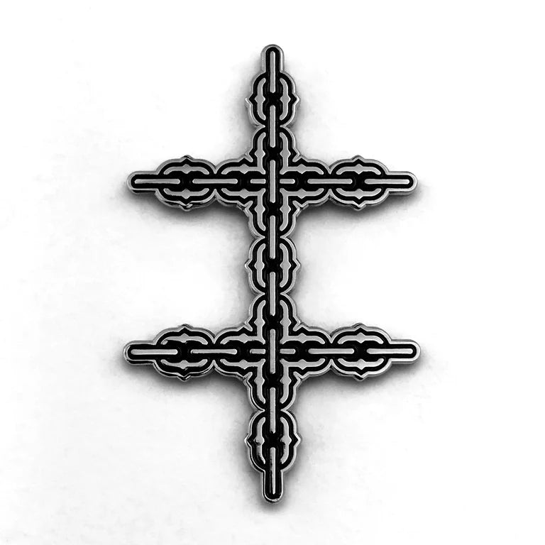 Conjoined Cross Chain Pin