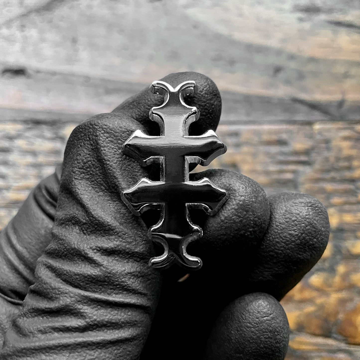 Conjoined Cross II Pin