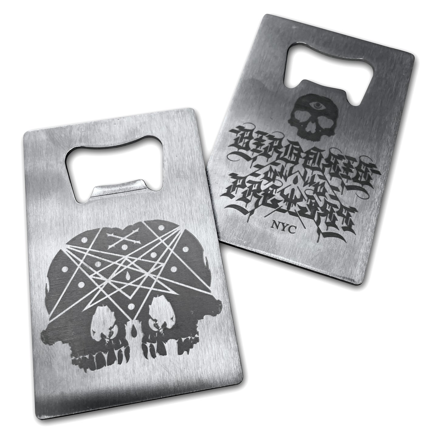 Conjoined Skull Bottle Opener