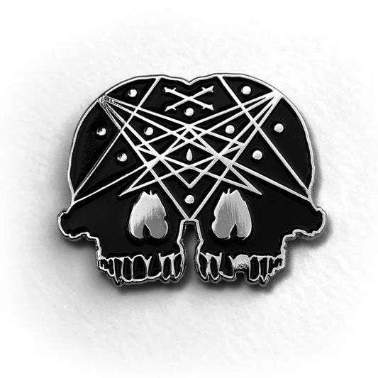 Conjoined Skull Pin