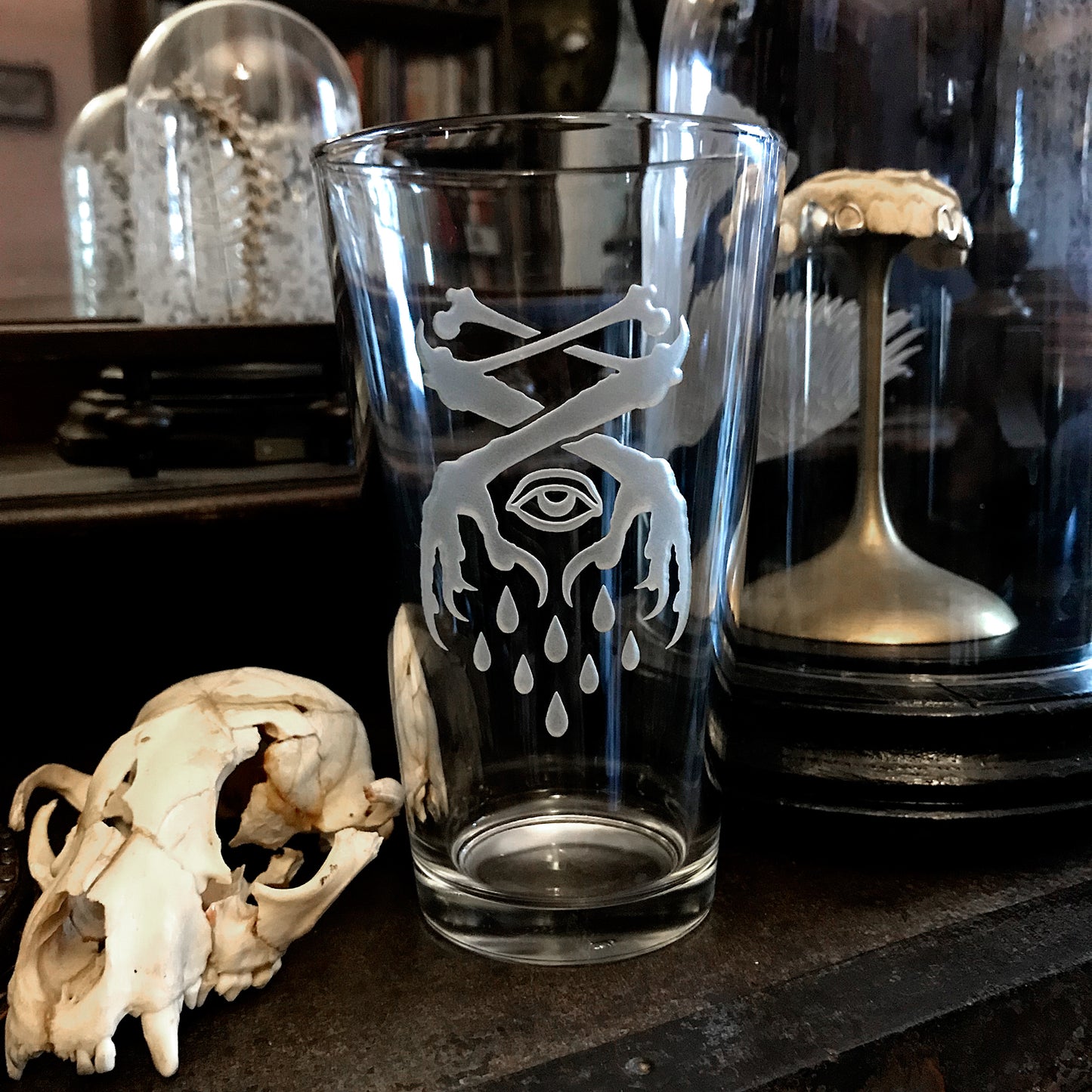 Occult Crow Claw Glass