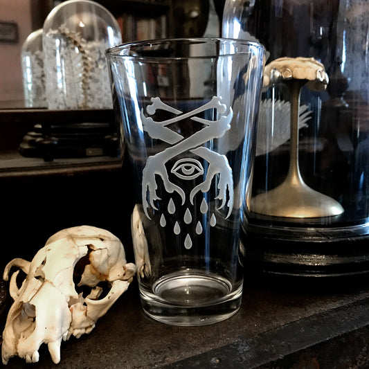 Occult Crow Claw Glass