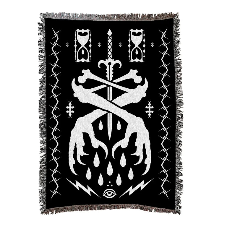 Occult Crow Claw Blanket