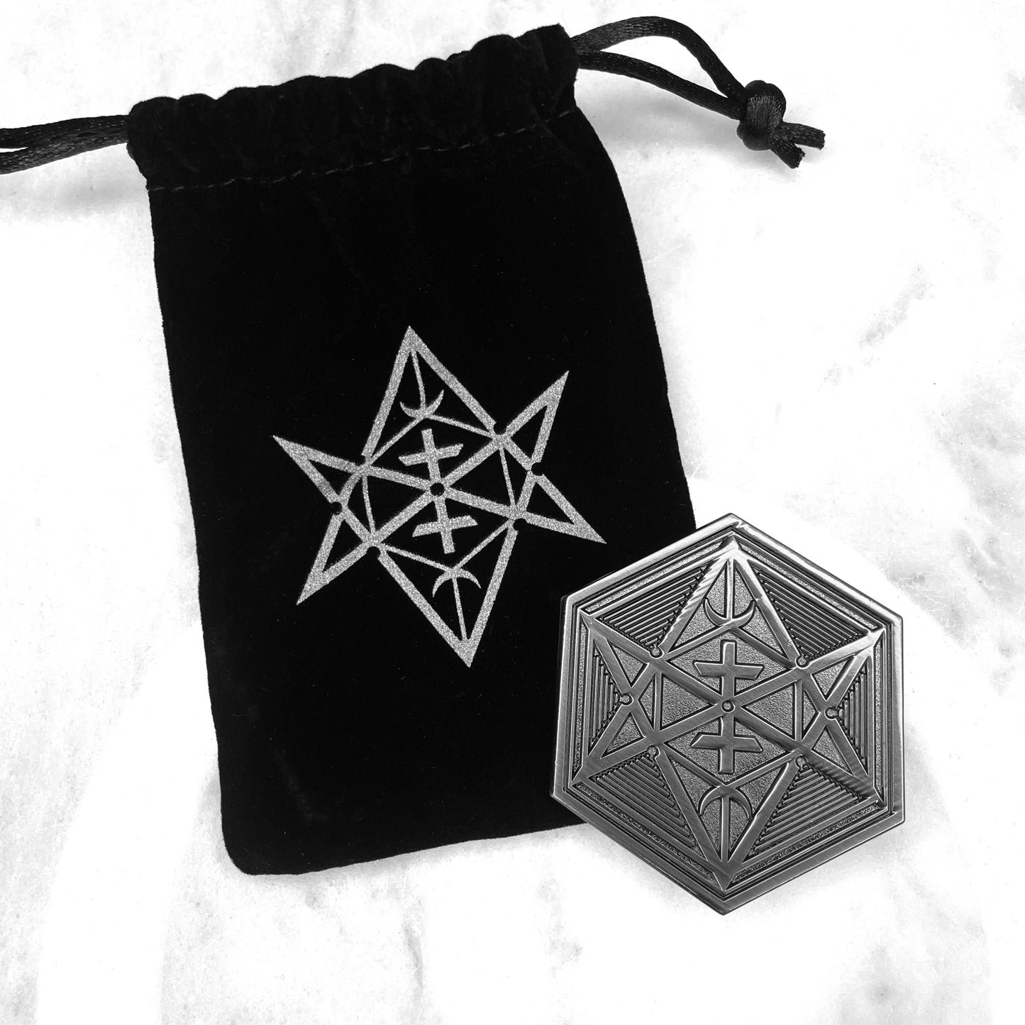 Flower Ov Thelema Coin