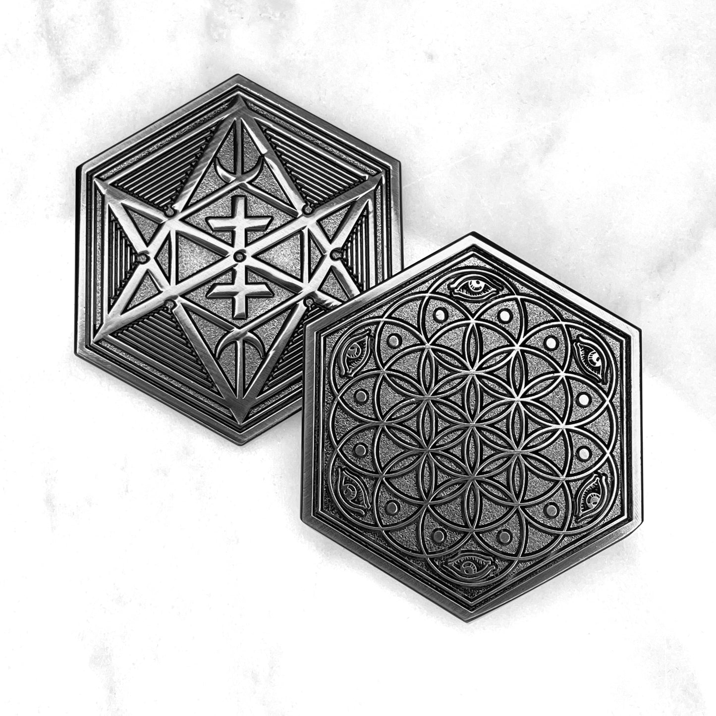 Flower Ov Thelema Coin