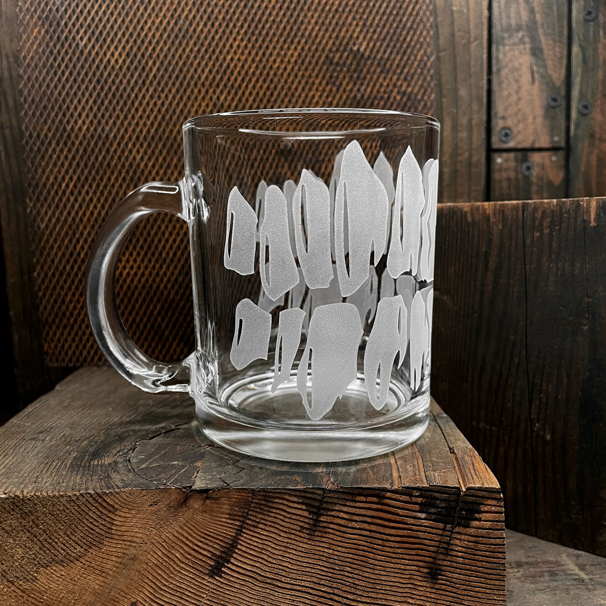 All Teeth Glass Mug