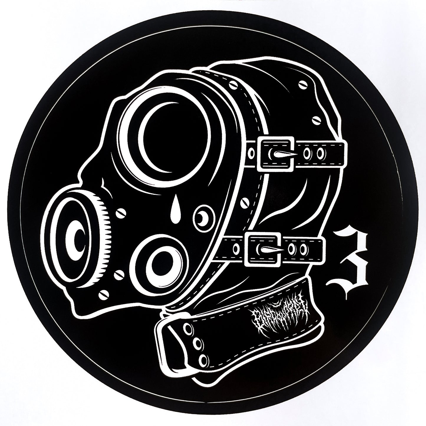 Gas Mask Sticker