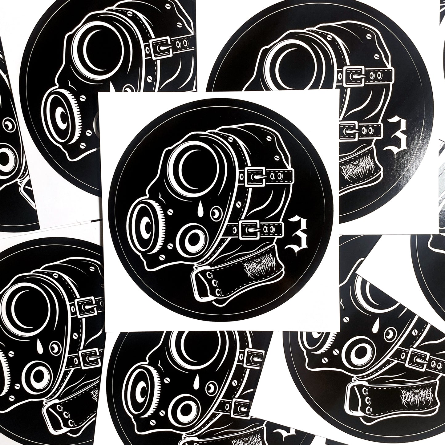 Gas Mask Sticker