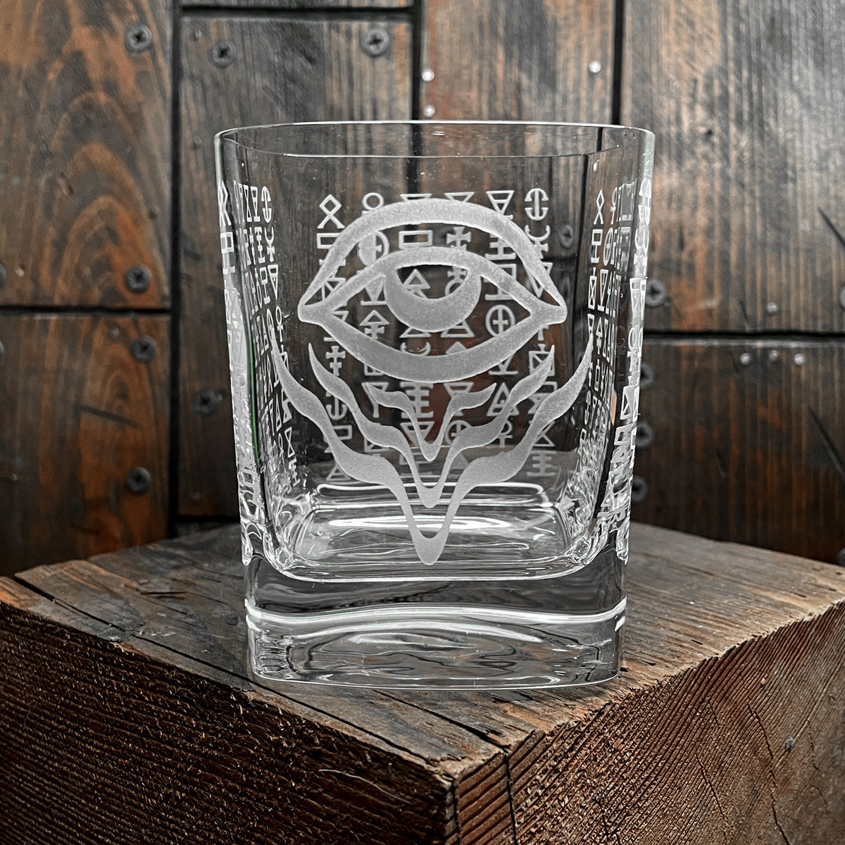 Eye Ov The Psychonaut Old Fashioned Glass