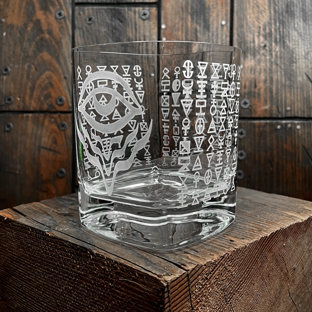 Eye Ov The Psychonaut Old Fashioned Glass