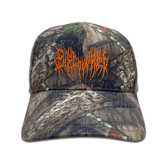 Orange Logo Camo Hat