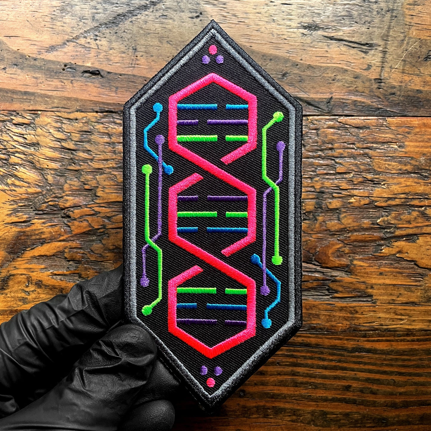 Neon Helix Patch