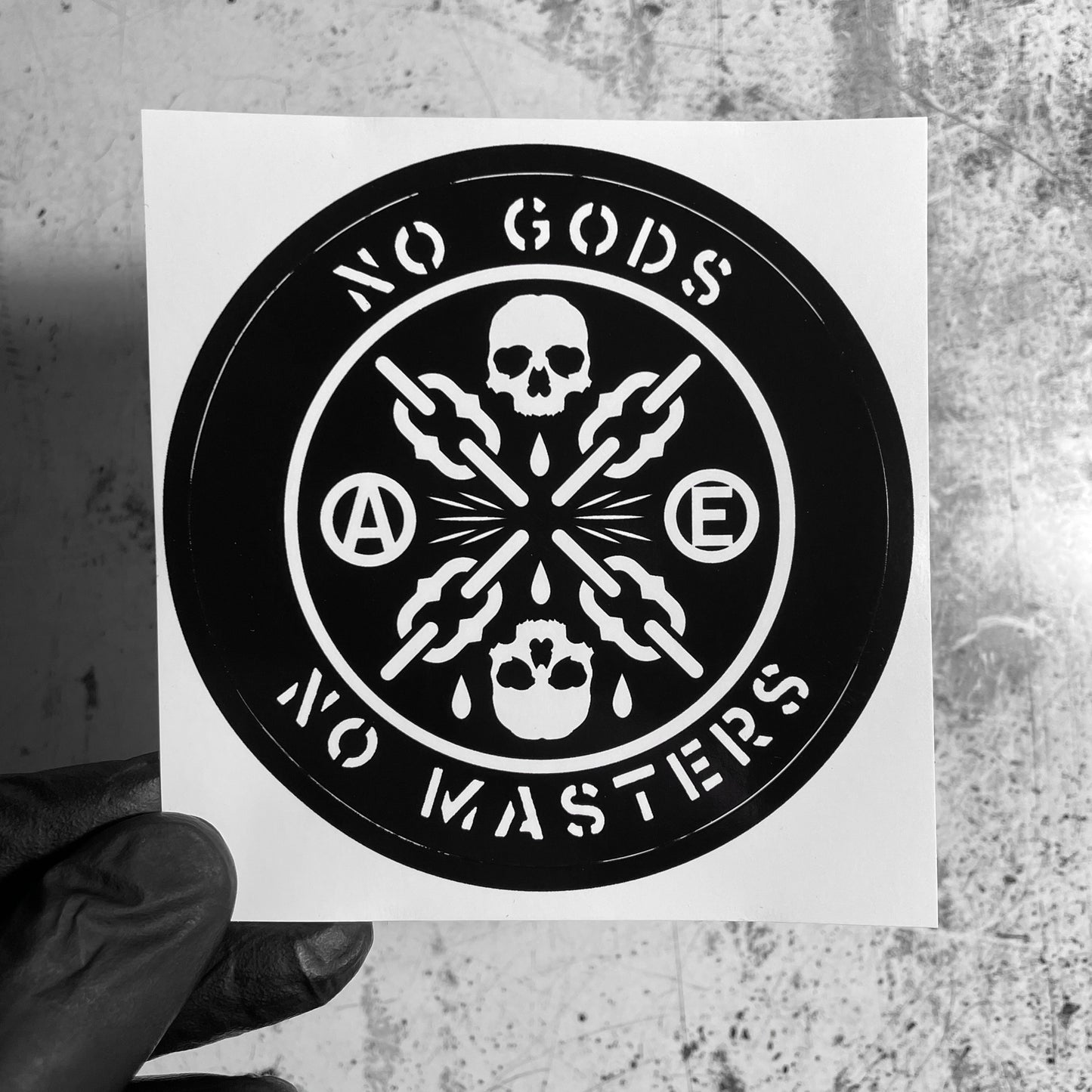 No Masters Sticker