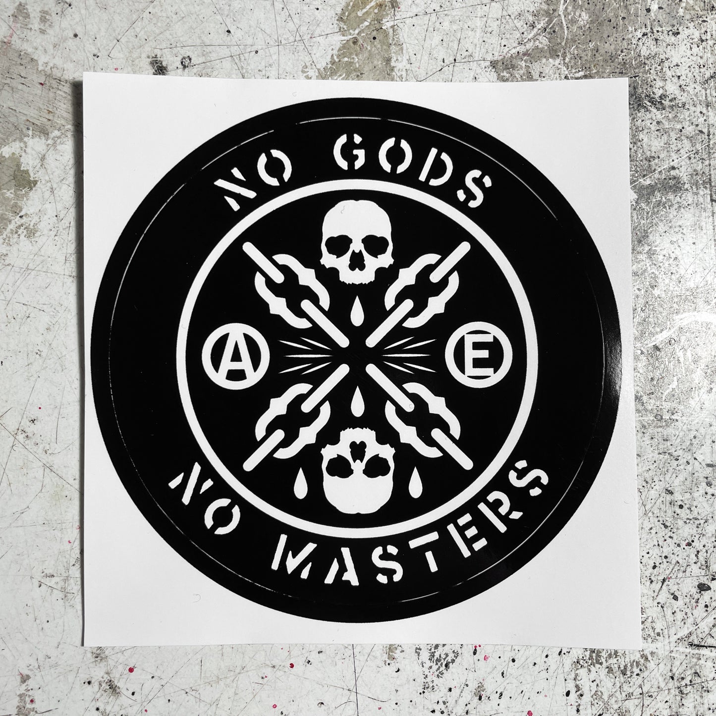 No Masters Sticker