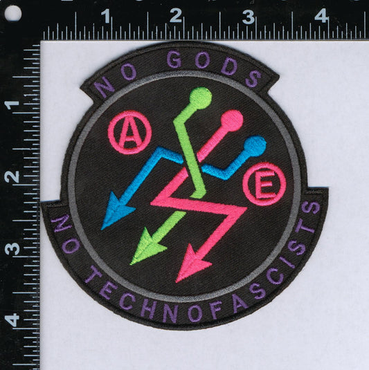 No TechnoFascists Patch NEON Pre-Order