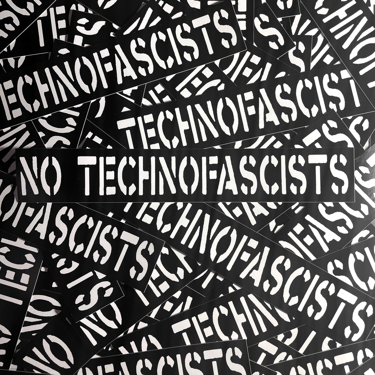 No TechnoFascists Bumper Sticker