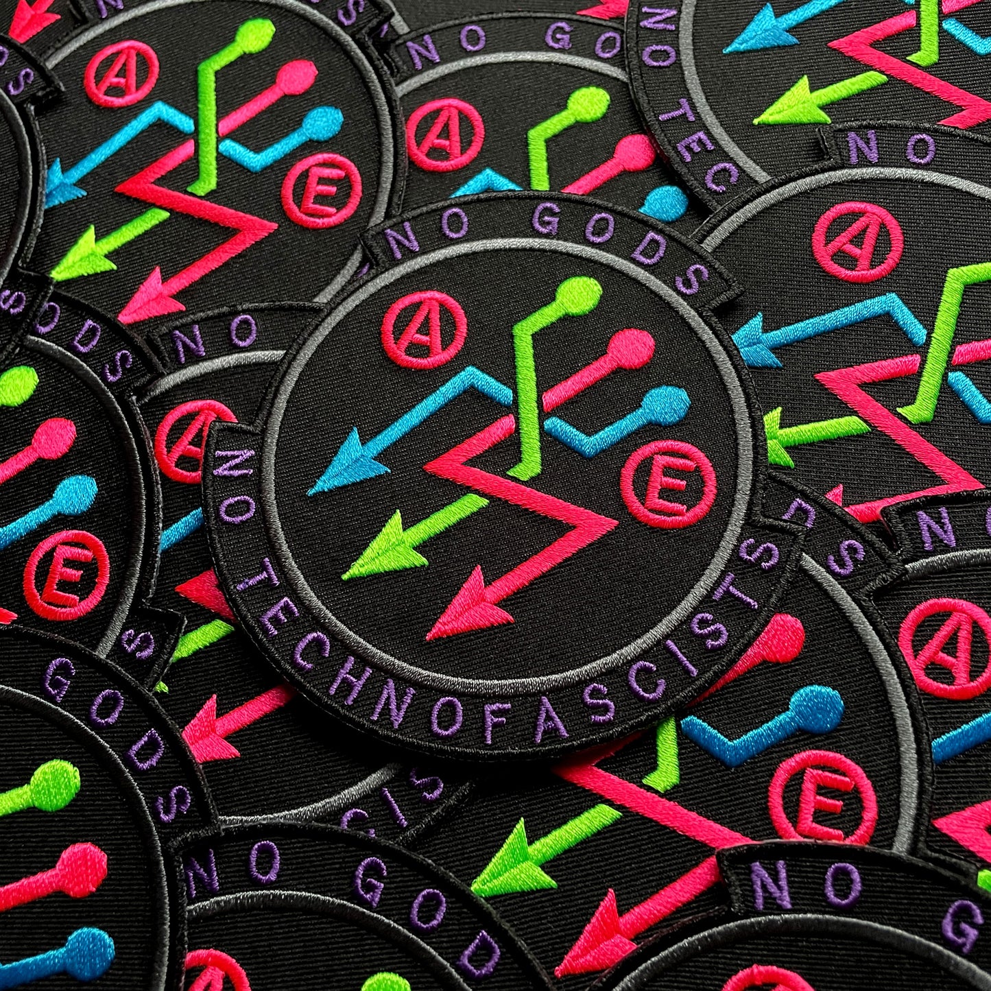 No TechnoFascists Patch NEON