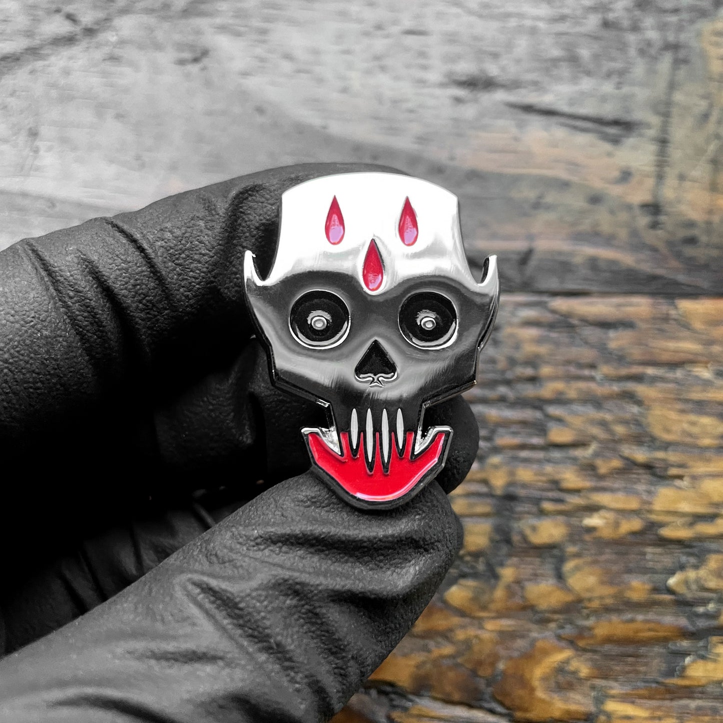 Nosferatu Skull Pin