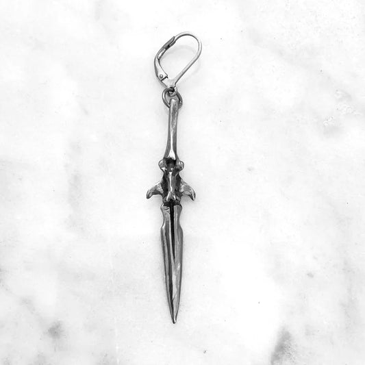 Ossuary Dagger Earring