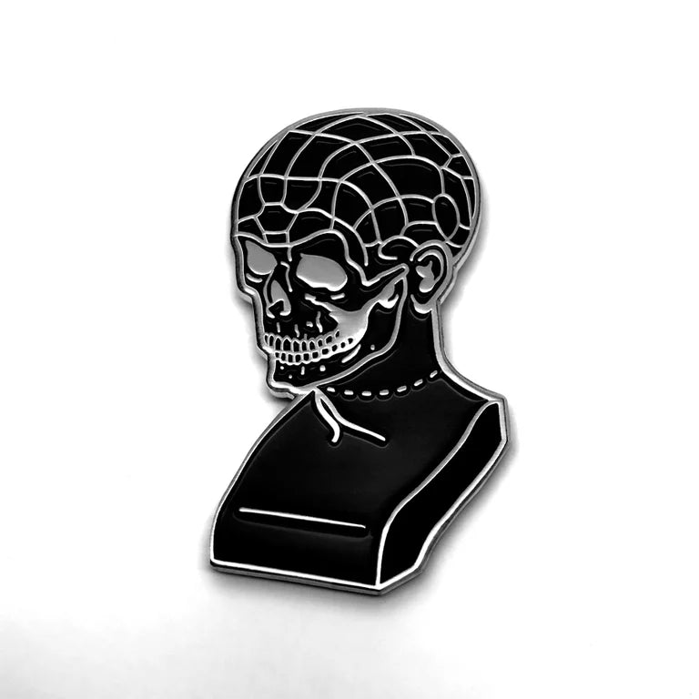 Phrenology Skull Pin