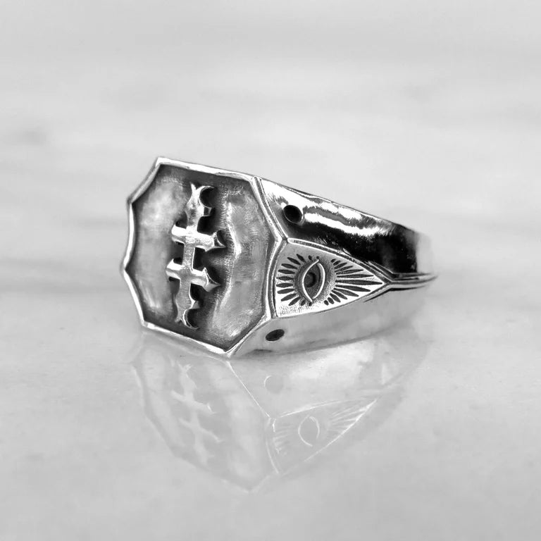 Order of the Conjoined Cross Signet Ring